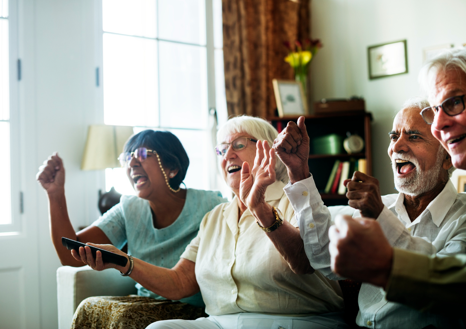 Social senior citizens for better memory
